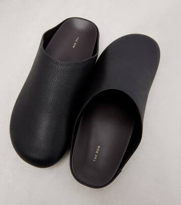 Hudson leather mules | The Row