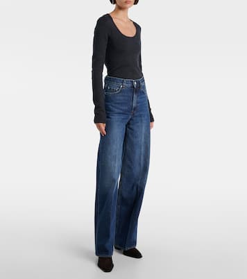 High-rise wide-leg jeans | Toteme
