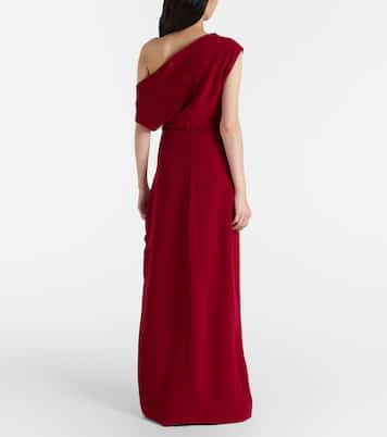 Rosina one-shoulder crêpe gown | Proenza Schouler
