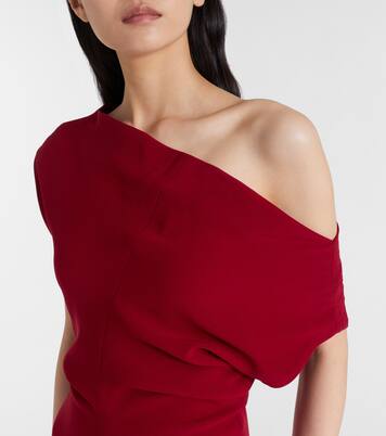 Rosina one-shoulder crêpe gown | Proenza Schouler