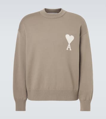 Ami De Cœur wool and cotton sweater | Ami Paris