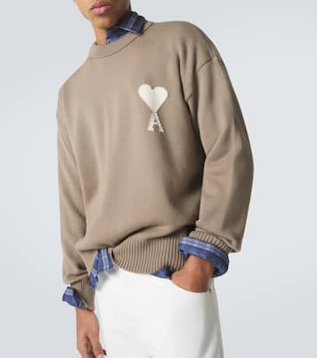 Ami De Cœur wool and cotton sweater | Ami Paris