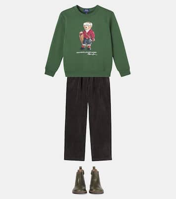 Sweat-shirt Polo Bear en coton mélangé | Polo Ralph Lauren Kids