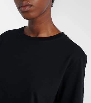 Cotton lace T-shirt | McQueen