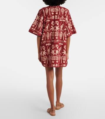 x LRNCE Maya cotton minidress | Alémais