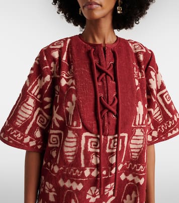 x LRNCE Maya cotton minidress | Alémais