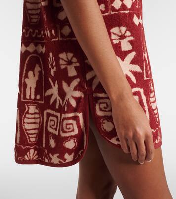 x LRNCE Maya cotton minidress | Alémais