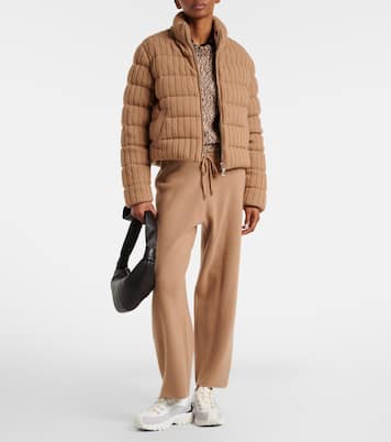 Wool and cashmere down jacket | Moncler