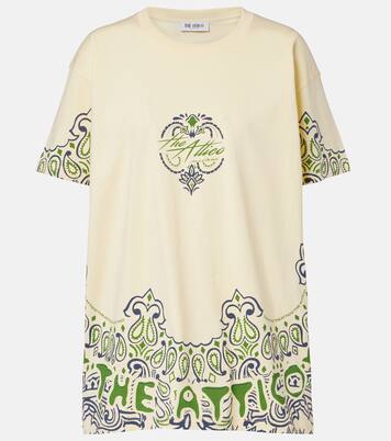 Bandana oversized cotton jersey T-shirt | The Attico