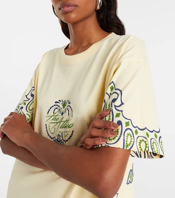 Bandana oversized cotton jersey T-shirt | The Attico