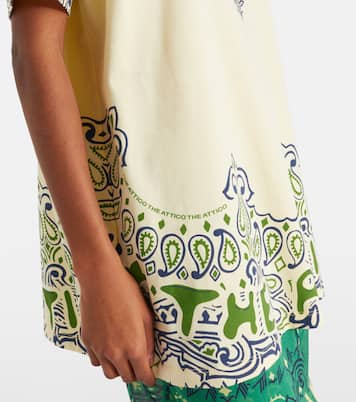 Bandana oversized cotton jersey T-shirt | The Attico