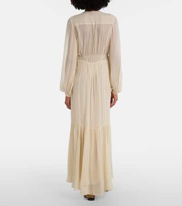 Briane gathered muslin maxi dress | Marant Etoile