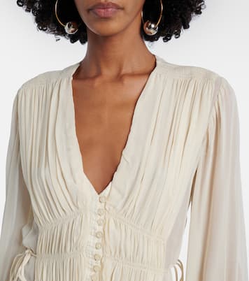 Briane gathered muslin maxi dress | Marant Etoile