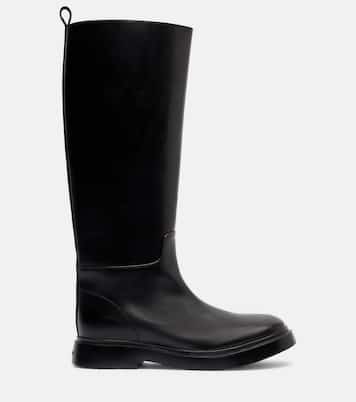 Bank leather knee-high boots | Proenza Schouler