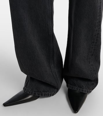 Victoire 55 leather ankle boots | Saint Laurent