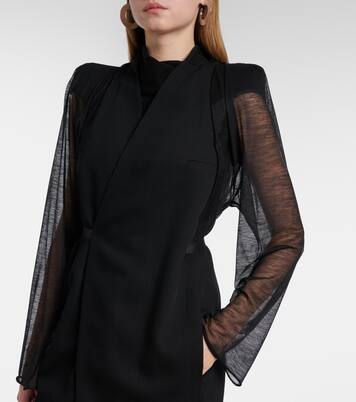 Cyclops wool wrap coat | Rick Owens