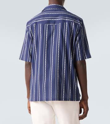 Printed cotton bowling shirt | Brunello Cucinelli