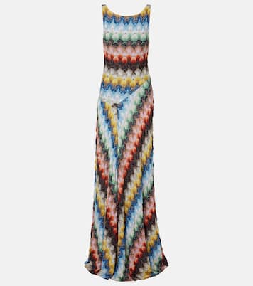 Maxikleid aus Häkelstrick | Missoni