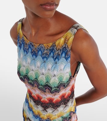 Maxikleid aus Häkelstrick | Missoni