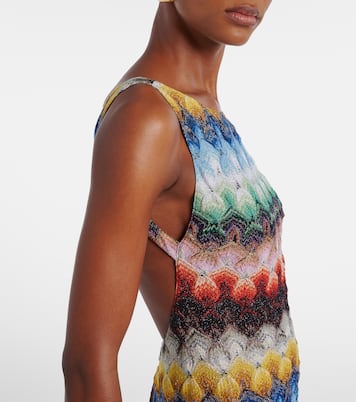 Maxikleid aus Häkelstrick | Missoni