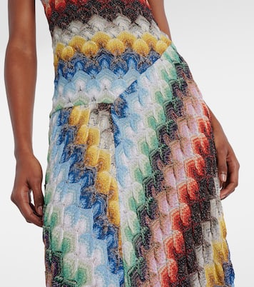 Maxikleid aus Häkelstrick | Missoni