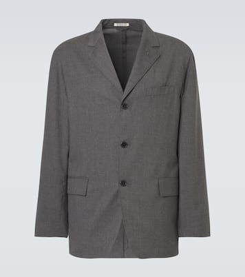 Blazer aus Kaschmirpopeline | Auralee