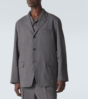 Blazer aus Kaschmirpopeline | Auralee