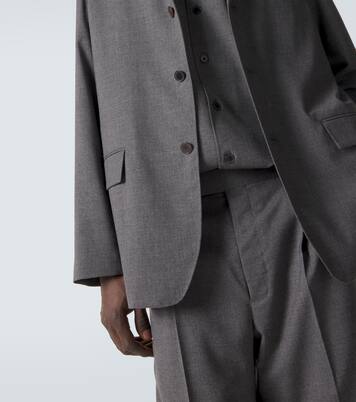 Blazer aus Kaschmirpopeline | Auralee