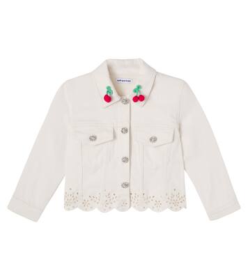 Jeansjacke mit Kristallen | Self-Portrait Kids