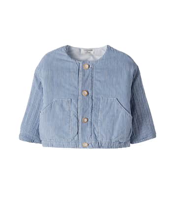 Baby Algaida striped denim jacket | 1 + in the Family
