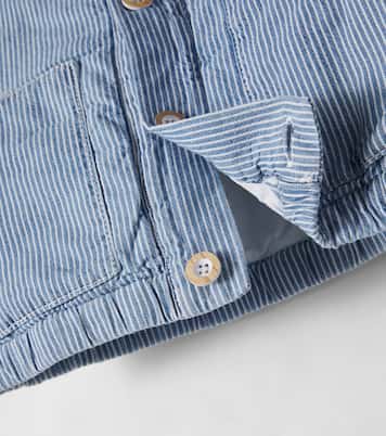 Baby Algaida striped denim jacket | 1 + in the Family