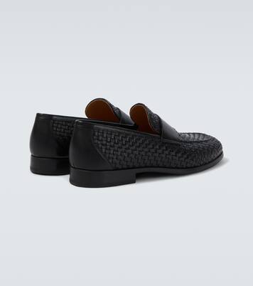 Heracio woven leather penny loafers | Magnanni