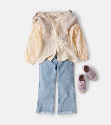 Bedruckte Bluse Gerda aus Baumwolle | Wheat