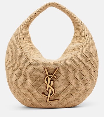 Bolso al hombro Icare de rafia | Saint Laurent