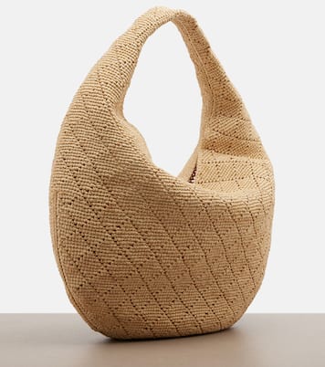 Bolso al hombro Icare de rafia | Saint Laurent