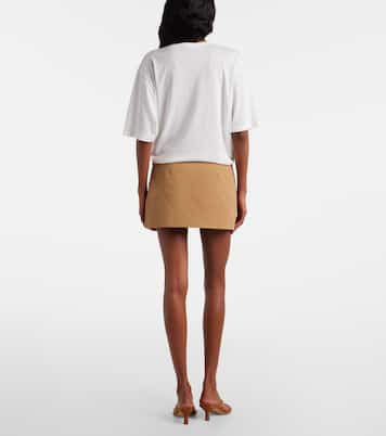 Hera cotton twill miniskirt | The Frankie Shop
