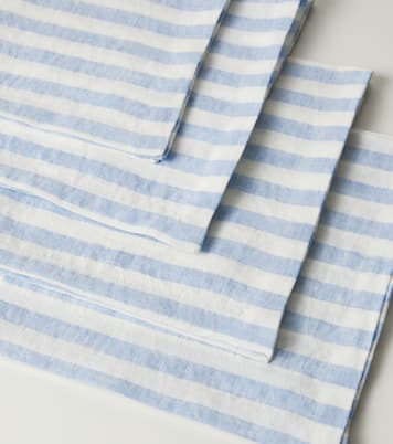 条纹亚麻餐巾四件套 | Once Milano