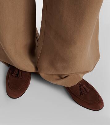 Tasseled suede loafers | Gianvito Rossi