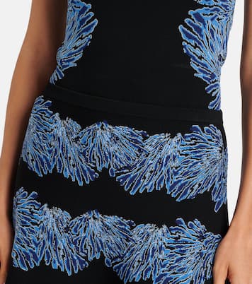 Jupe midi Alessia en maille jacquard | Ulla Johnson
