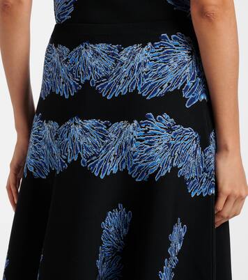 Jupe midi Alessia en maille jacquard | Ulla Johnson