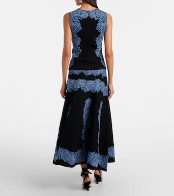 Jupe midi Alessia en maille jacquard | Ulla Johnson