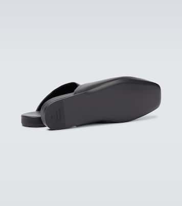 Slippers Cosy BB de piel | Balenciaga