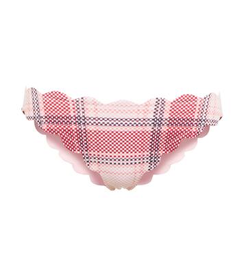 Culotte de bikini Antibes à carreaux | Marysia