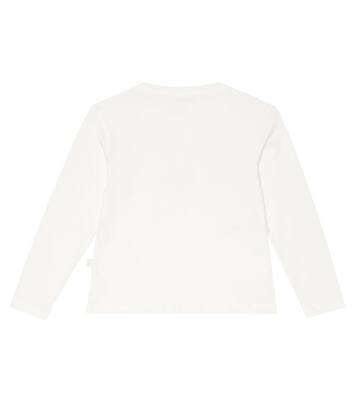 Appliquéd cotton jersey top | Il Gufo