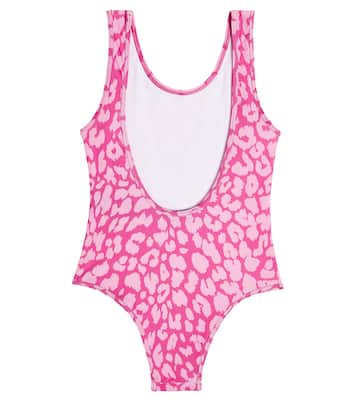 Leopard-print swimsuit | Balmain Kids