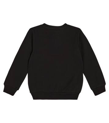Logo cotton jersey sweatshirt | Balmain Kids