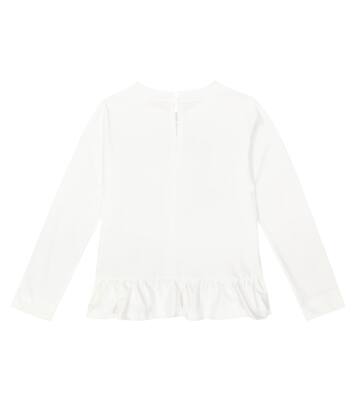 Printed cotton jersey shirt | Monnalisa