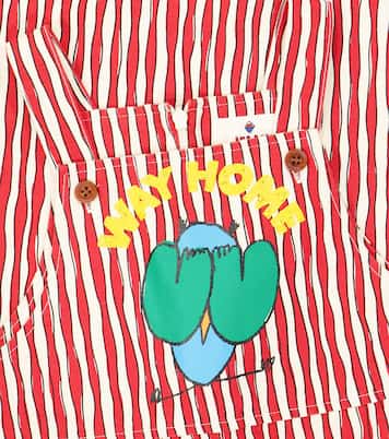 Printed cotton overalls | Jellymallow