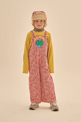 Printed cotton overalls | Jellymallow