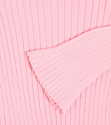 Ribbed-knit virgin wool sweater | Versace Kids